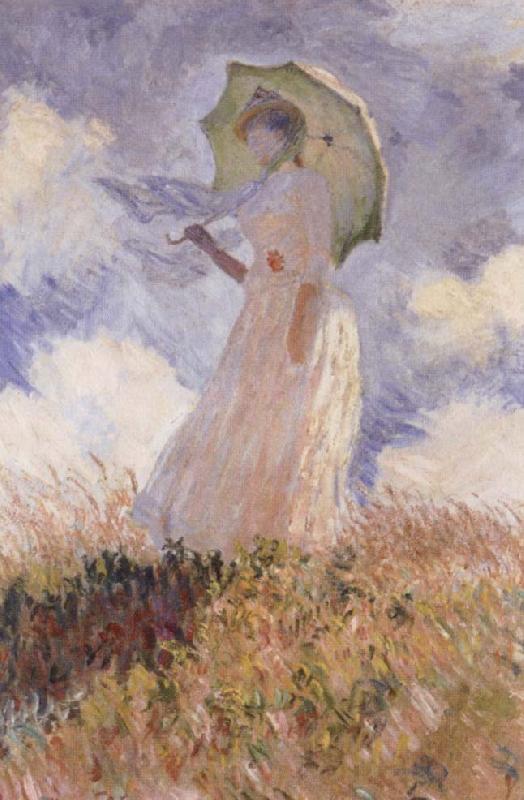 Claude Monet The Walk,Lady with Parasol Spain oil painting art
